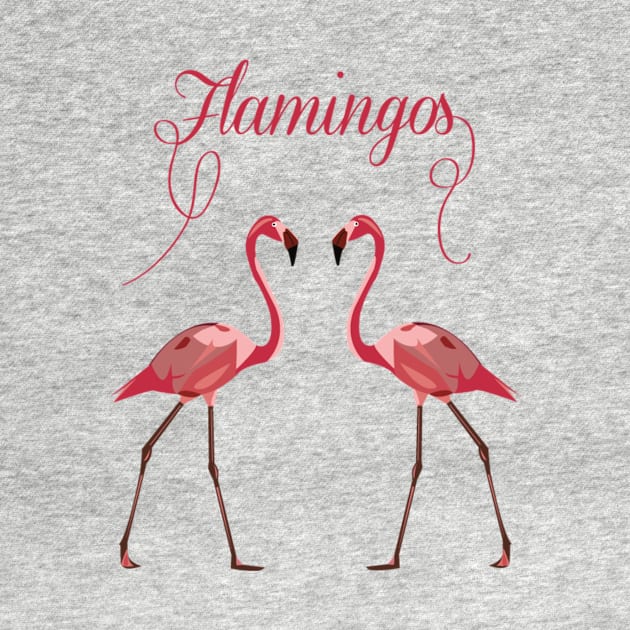 Flamingos by MarionRebiere